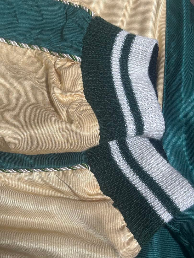 スカジャン　Lサイズ　テーラー東洋　BEAMS　虎刺繍　緑金