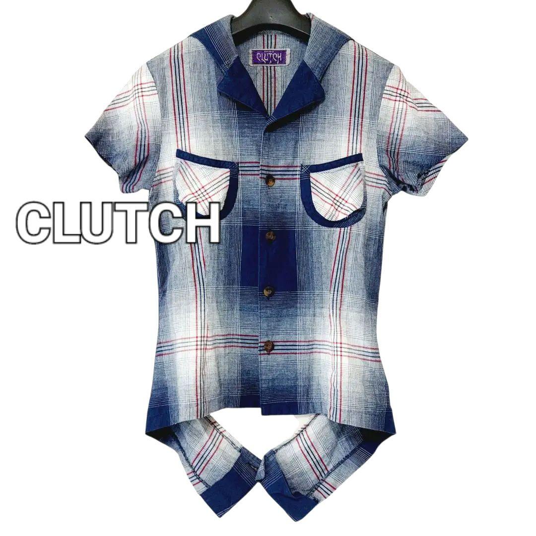 CLUTCH チェック 半袖シャツ 個性的 90'S ヴィンテージ レア Y2K