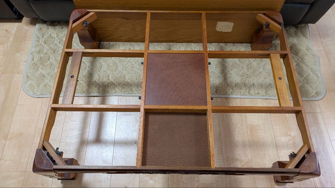 高級 家具調 こたつ 讚高工芸 送風ファン付ヒーターで隅まで暖かい