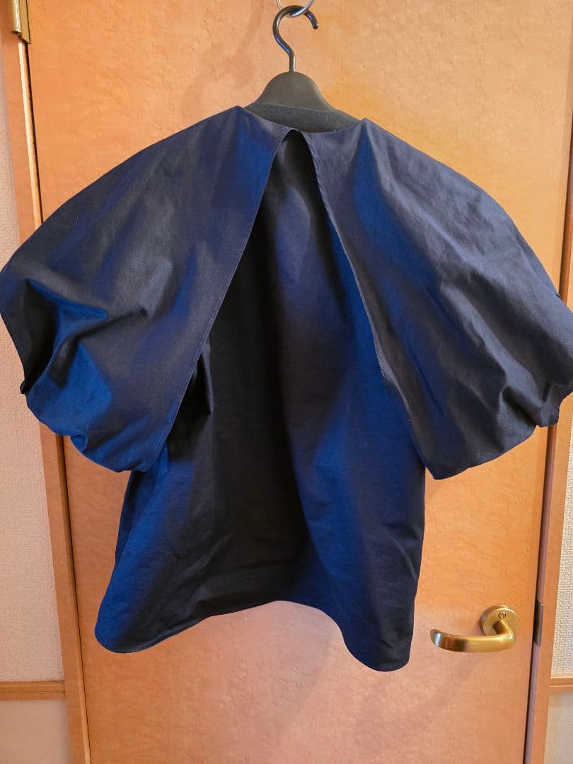 Machatt ヨーク ボリューム スリーブ ネイビー バルーン