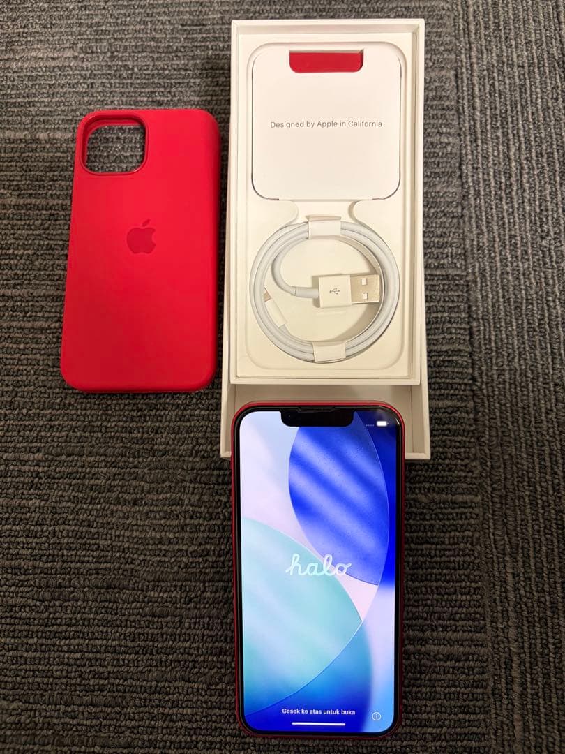 美品 Apple iPhone 13mini PRODUCT RED レッド