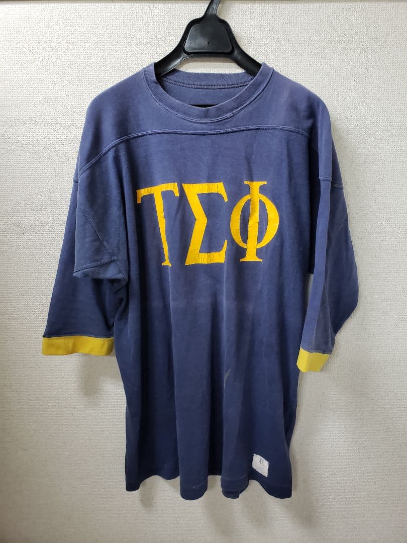 ヴィンテージ　フットボール　tシャツ　雰囲気系　XL