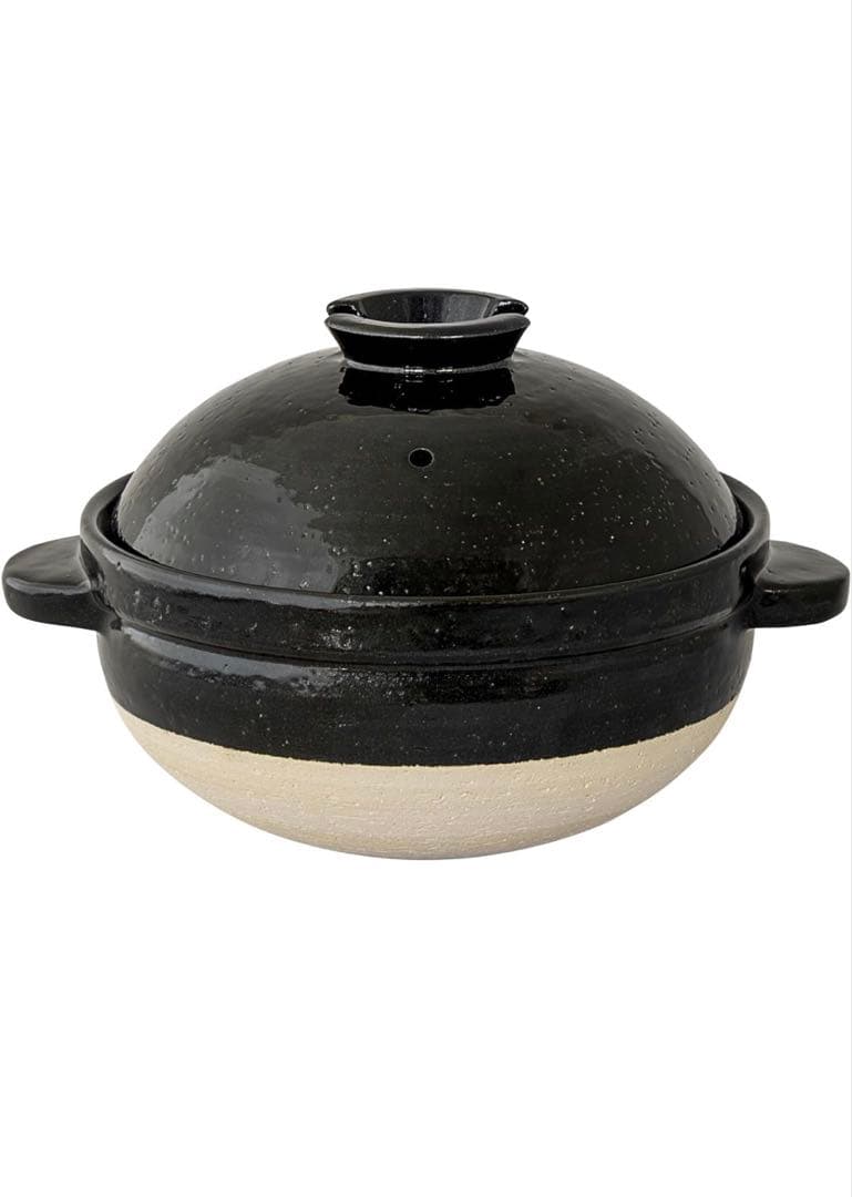 伊賀焼窯元　長谷園　かまどさん三合炊き土鍋 新品　炊き方レシピ付き