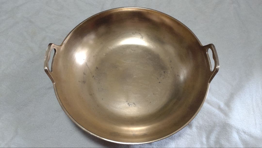 砲金製　天ぷら鍋　39cm　銅鍋