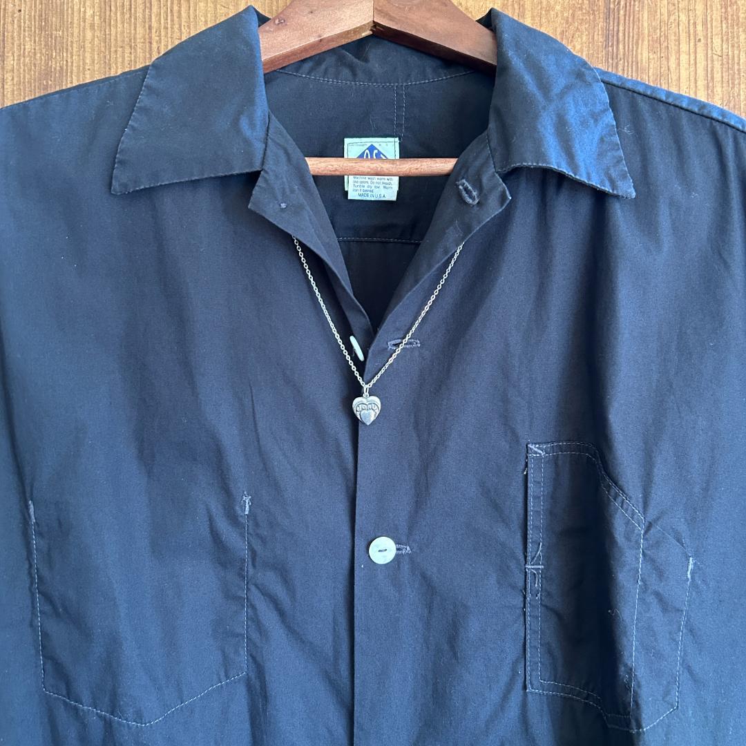 スウィートハートジュエリー　40s WW2　シルバー　ハート渦巻き　SWIRL