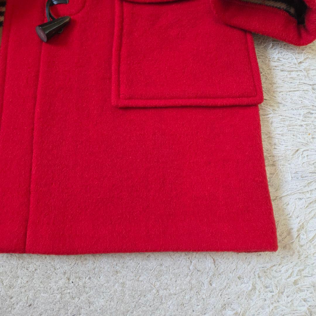 大きいサイズ バーバリー ダッフルコート ノバチェック レッド 2XL相当