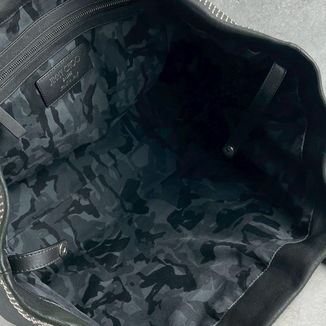 【希少】ジミーチュウ ピムリコ トートバッグ スタッズ A4可 肩掛け 本革 黒