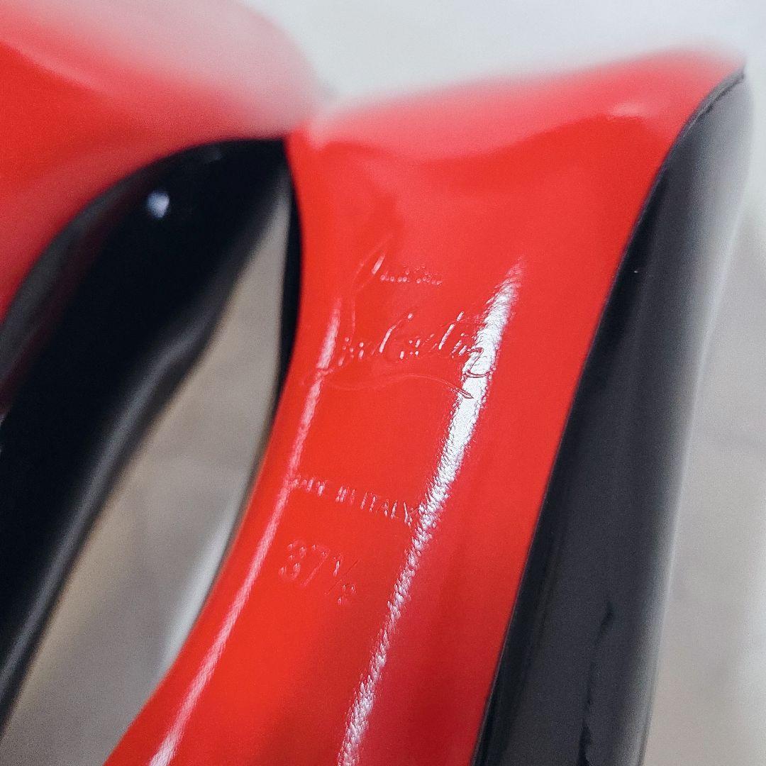 未使用✨クリスチャンルブタン パテントレザー パンプス ヒール 37.5