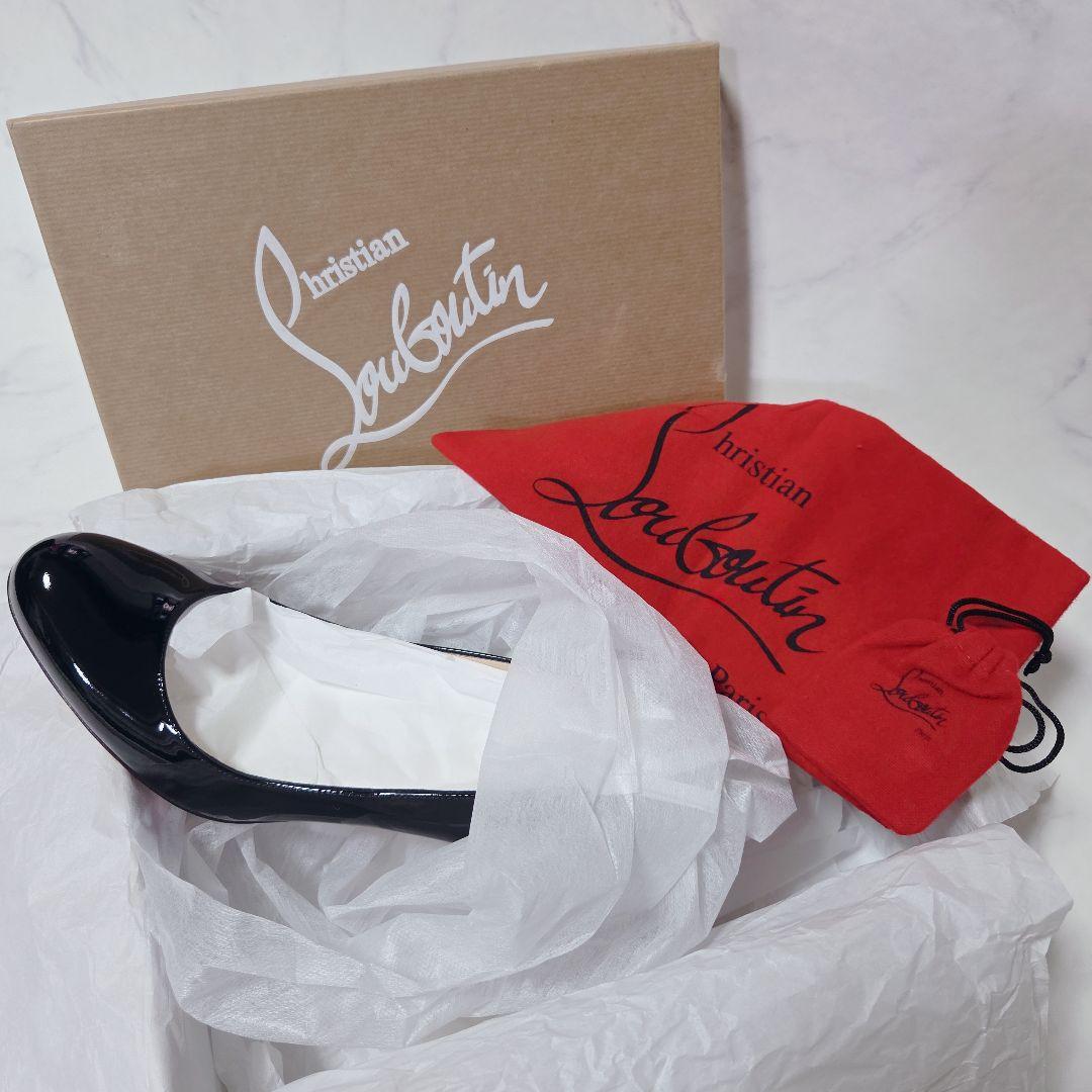 未使用✨クリスチャンルブタン パテントレザー パンプス ヒール 37.5