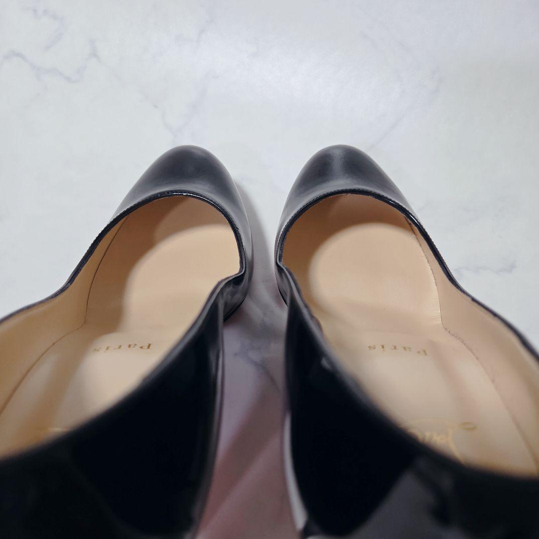 未使用✨クリスチャンルブタン パテントレザー パンプス ヒール 37.5