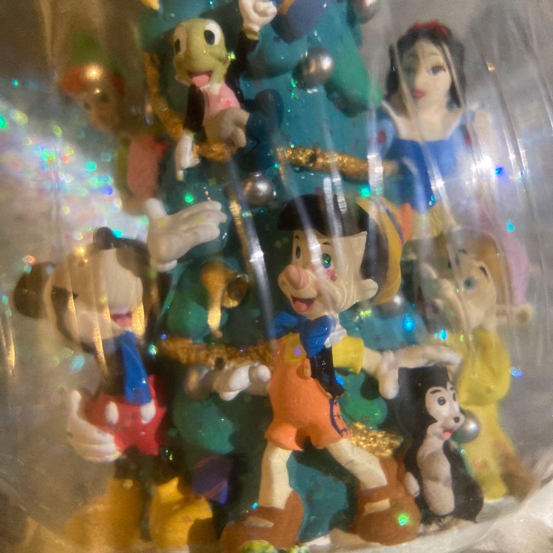 ディズニー　スノーグローブ　スノードーム　オルゴール