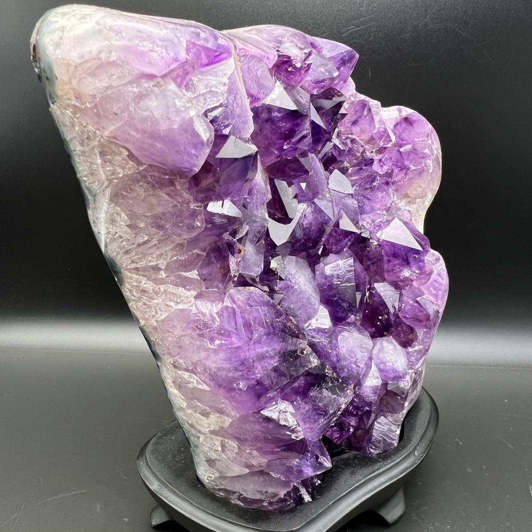 ✳️✨特大の美紫ハイパワー✨レインボー入 アメジストクラスター 天然石
