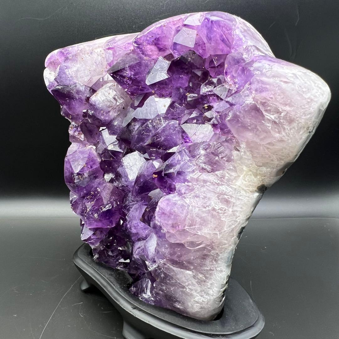 ✳️✨特大の美紫ハイパワー✨レインボー入 アメジストクラスター 天然石