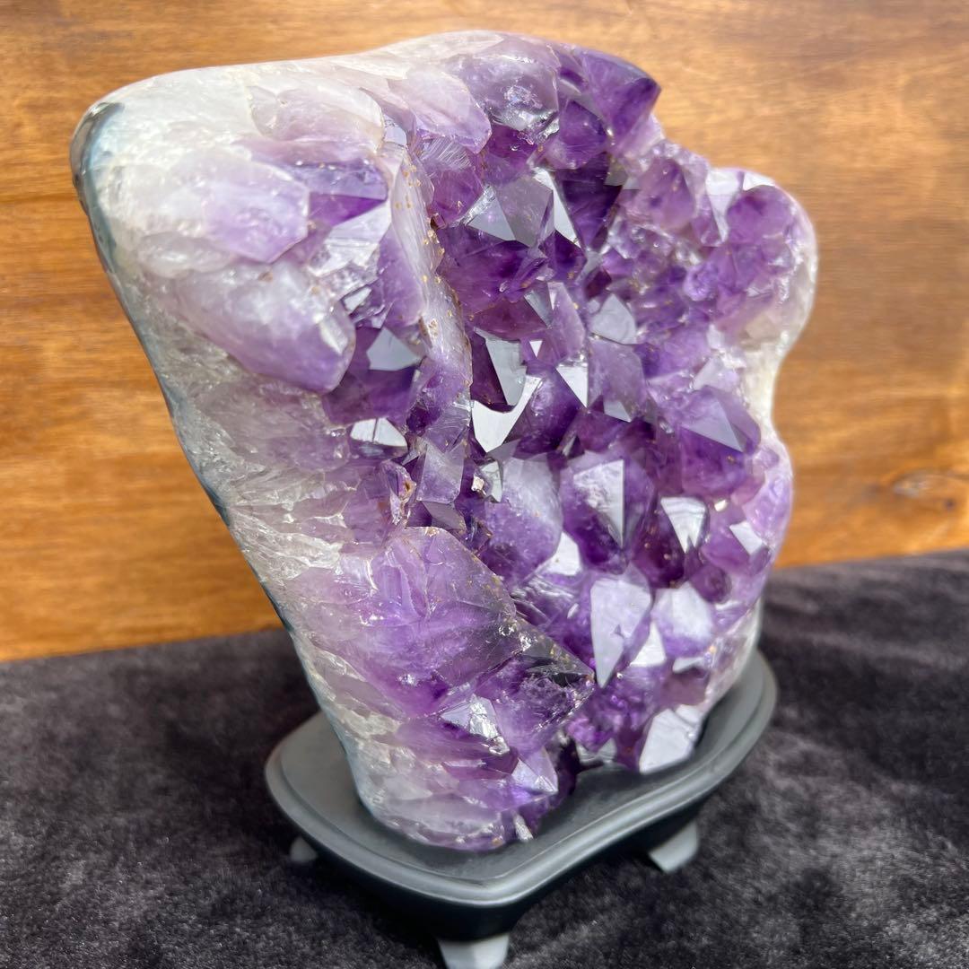 ✳️✨特大の美紫ハイパワー✨レインボー入 アメジストクラスター 天然石