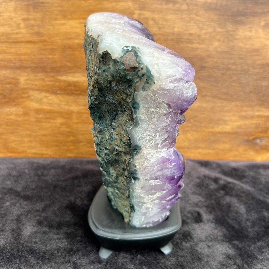 ✳️✨特大の美紫ハイパワー✨レインボー入 アメジストクラスター 天然石
