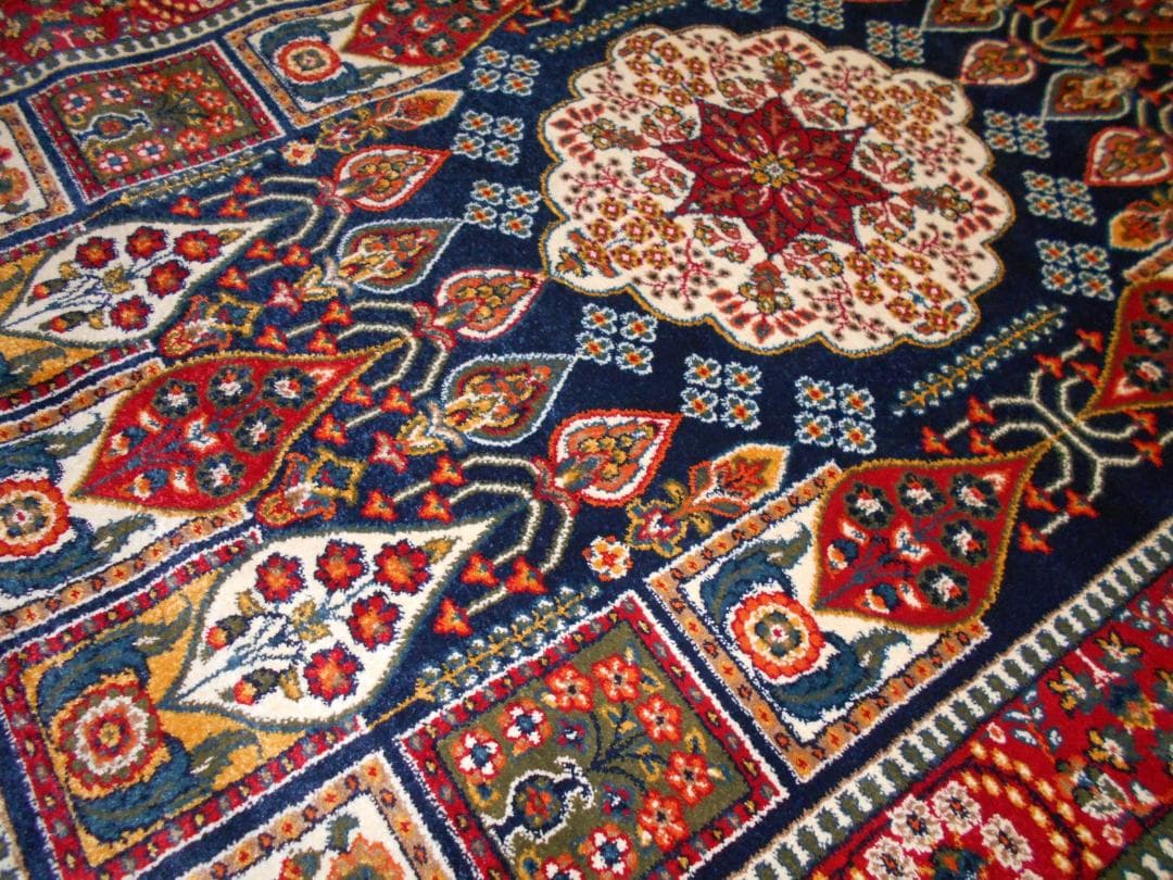 ふっかり！ウィルトン織 民族柄 ギャッベラグ 150×225cm‐107001