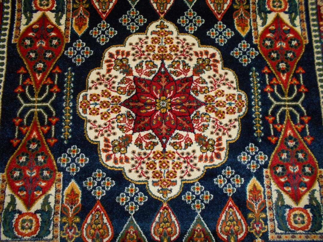 ふっかり！ウィルトン織 民族柄 ギャッベラグ 150×225cm‐107001