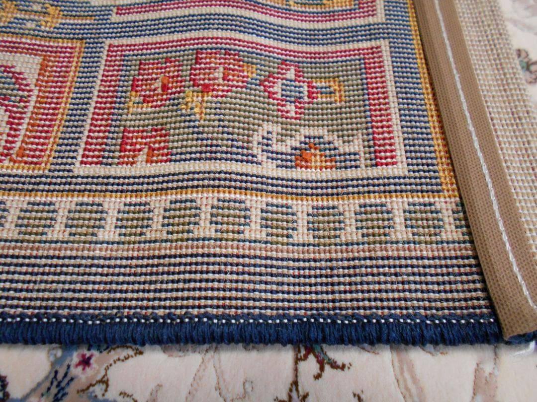 ふっかり！ウィルトン織 民族柄 ギャッベラグ 150×225cm‐107001