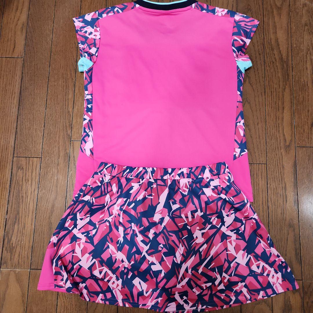 YONEX テニスウェア ピンク ネイビー JP O