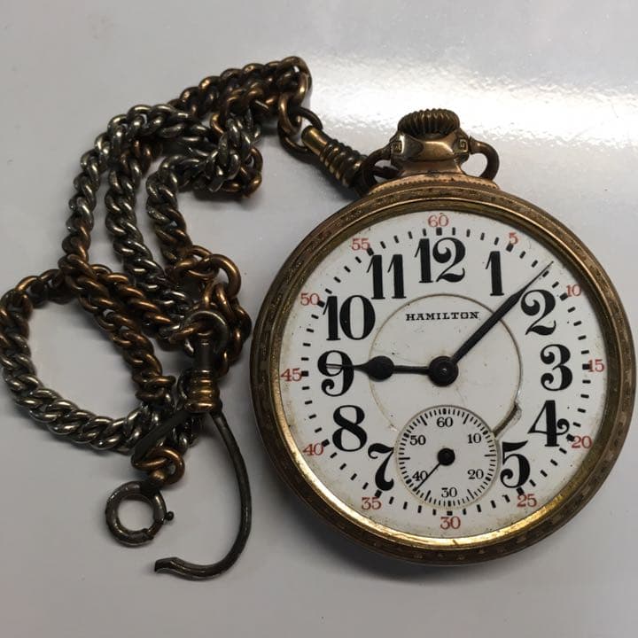 110年前の懐中時計（手巻き式）