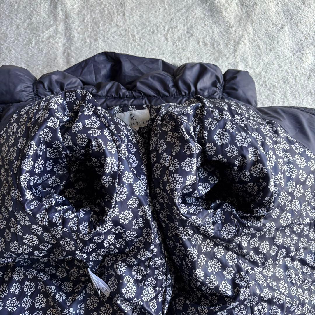 ✨️美品✨️ 組曲 クミキョク 2WAY ファー ダウンコート ネイビー L