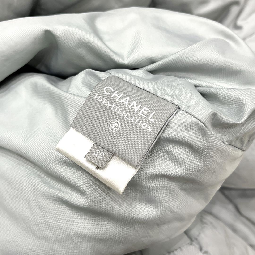 【極美品】CHANELシャネル　キルティング　中綿ダウン　スカート38