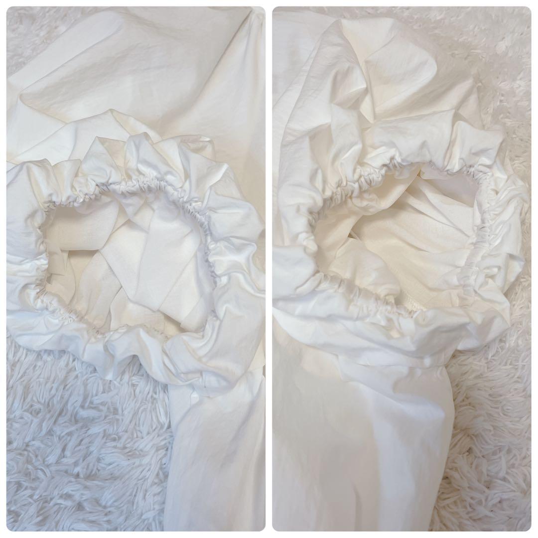 【新品未使用】ETRE TOKYO スキッパー ギャザー バルーン ブラウス