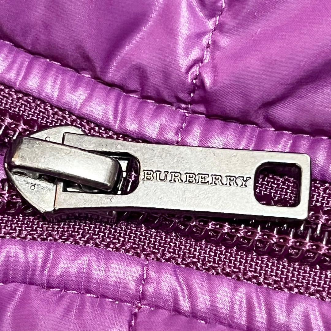 【希少色】バーバリーロンドン ノバチェック ダウンベスト フード付き 38 M