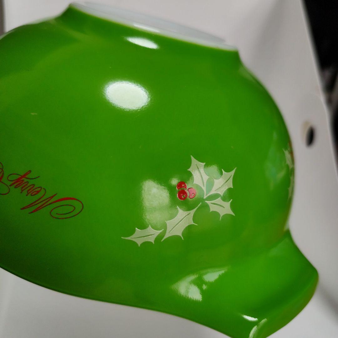 超希少　パイレックス　クリスマス ホーリー柄 シンデレラボウル