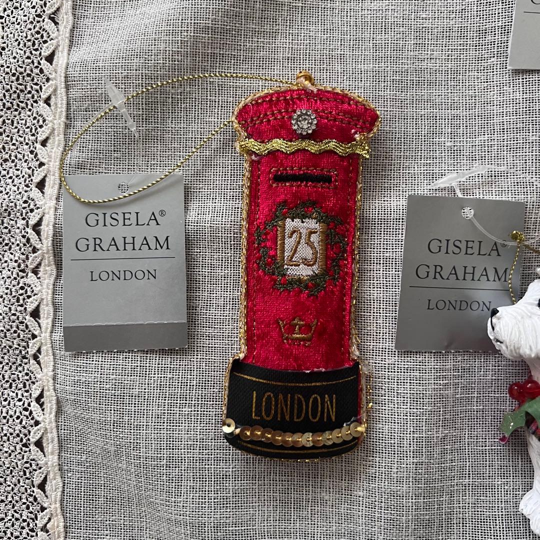 ジセラグラハム　クリスマスオーナメント　4点セット