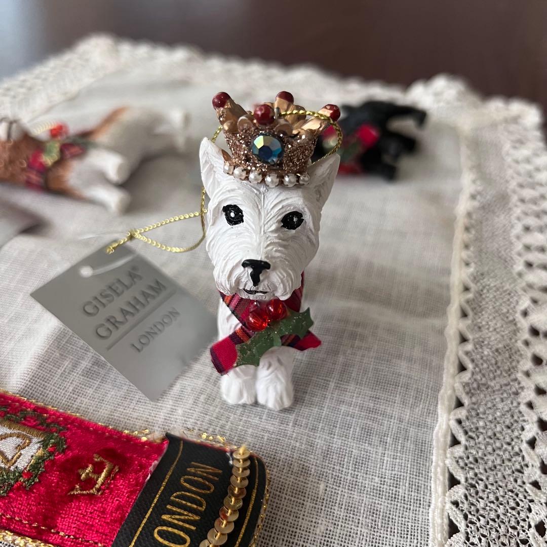 ジセラグラハム　クリスマスオーナメント　4点セット