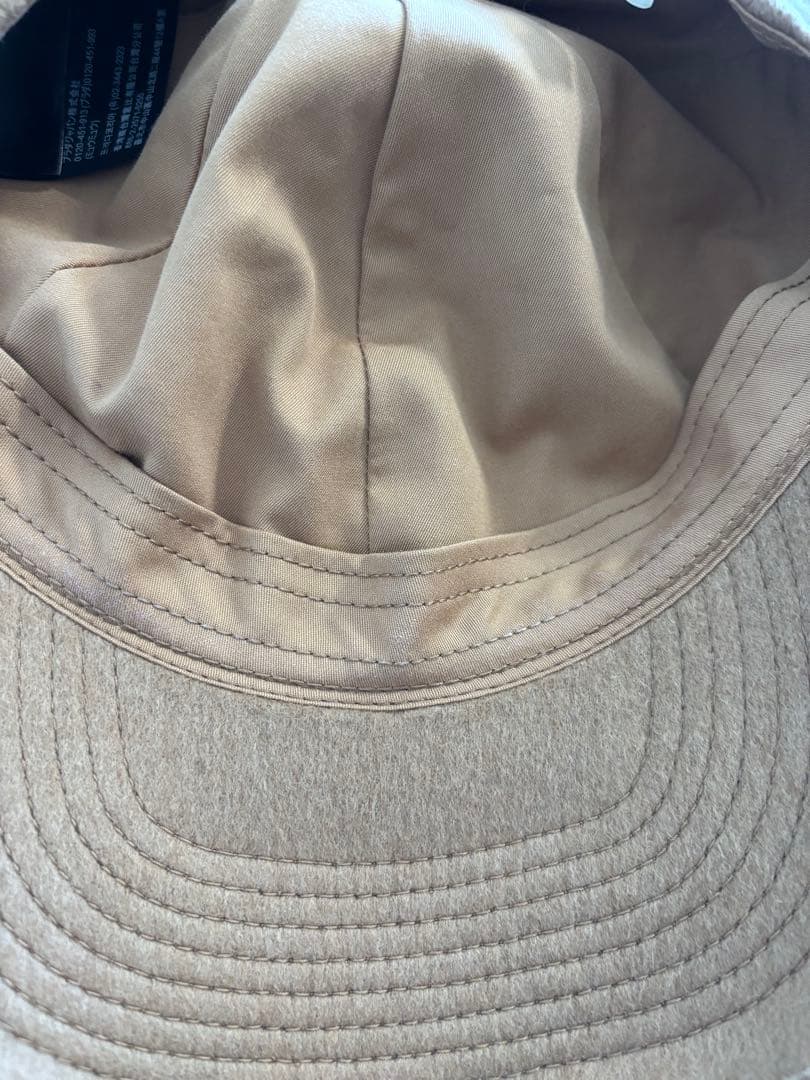 MIU MIU キャメル ベースボール　キャップ　ミュウミュウ　帽子