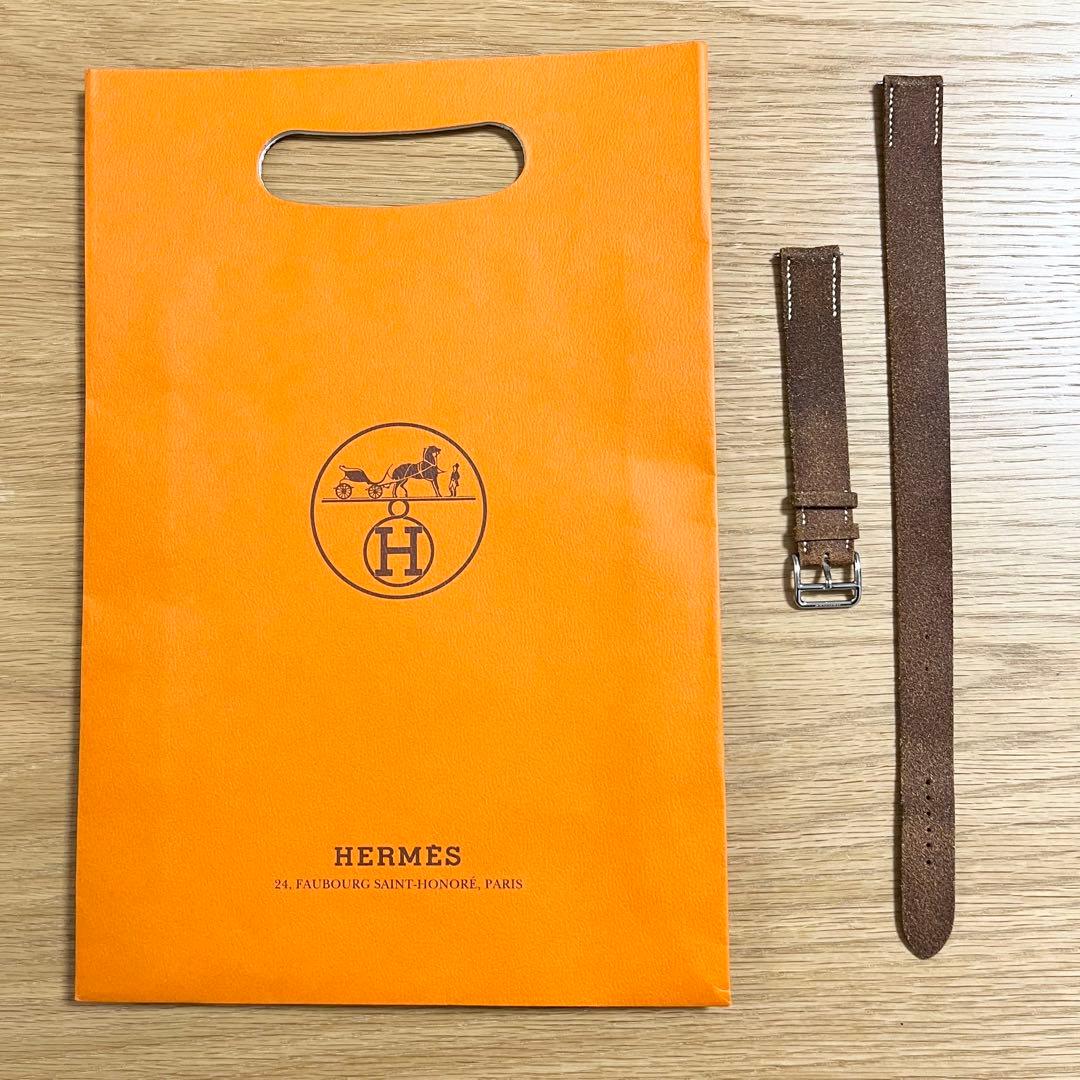 スエード レザー ベルト エルメス 時計 ケープコッド マルジェラ 希少 レア