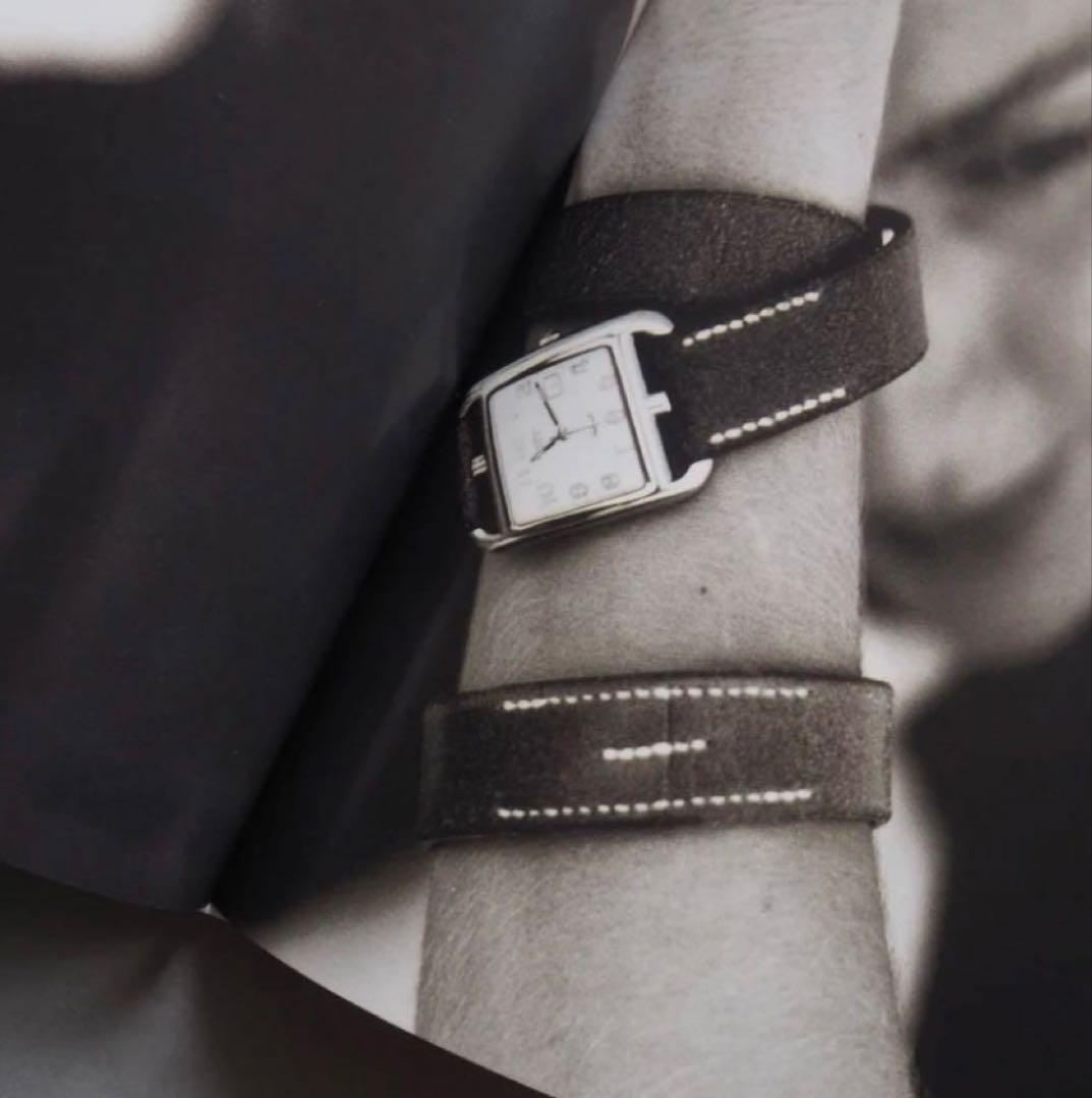 スエード レザー ベルト エルメス 時計 ケープコッド マルジェラ 希少 レア