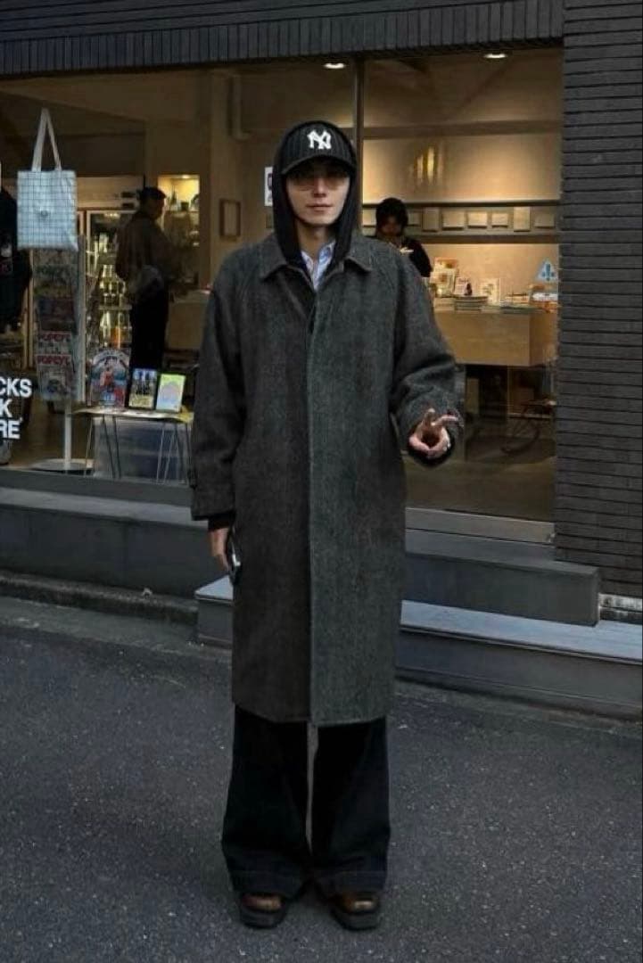 ツイード ヘリンボーン ステンカラーコート【sullen tokyo】