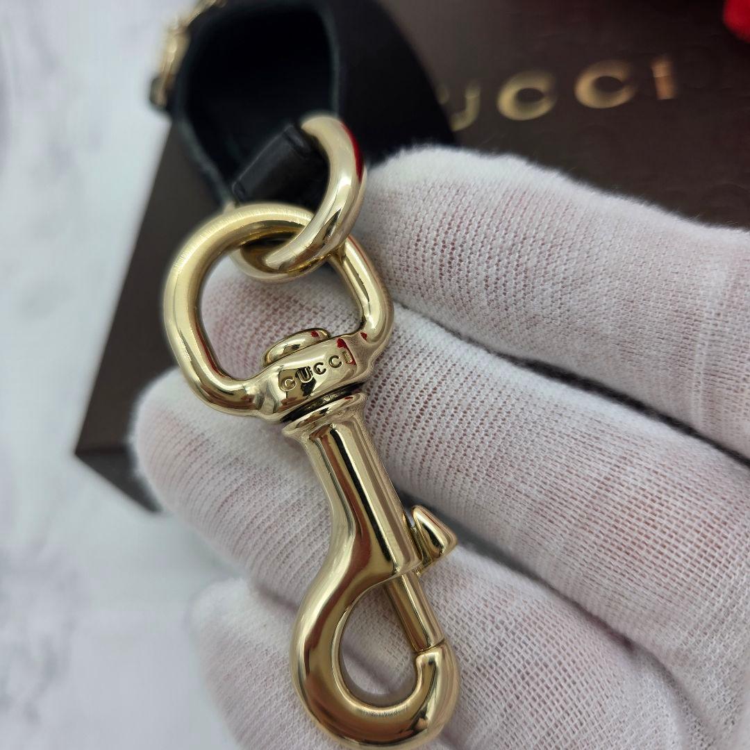 【希少】 GUCCI グッチ キーホルダー 靴 ホースビット パンプス ブラック