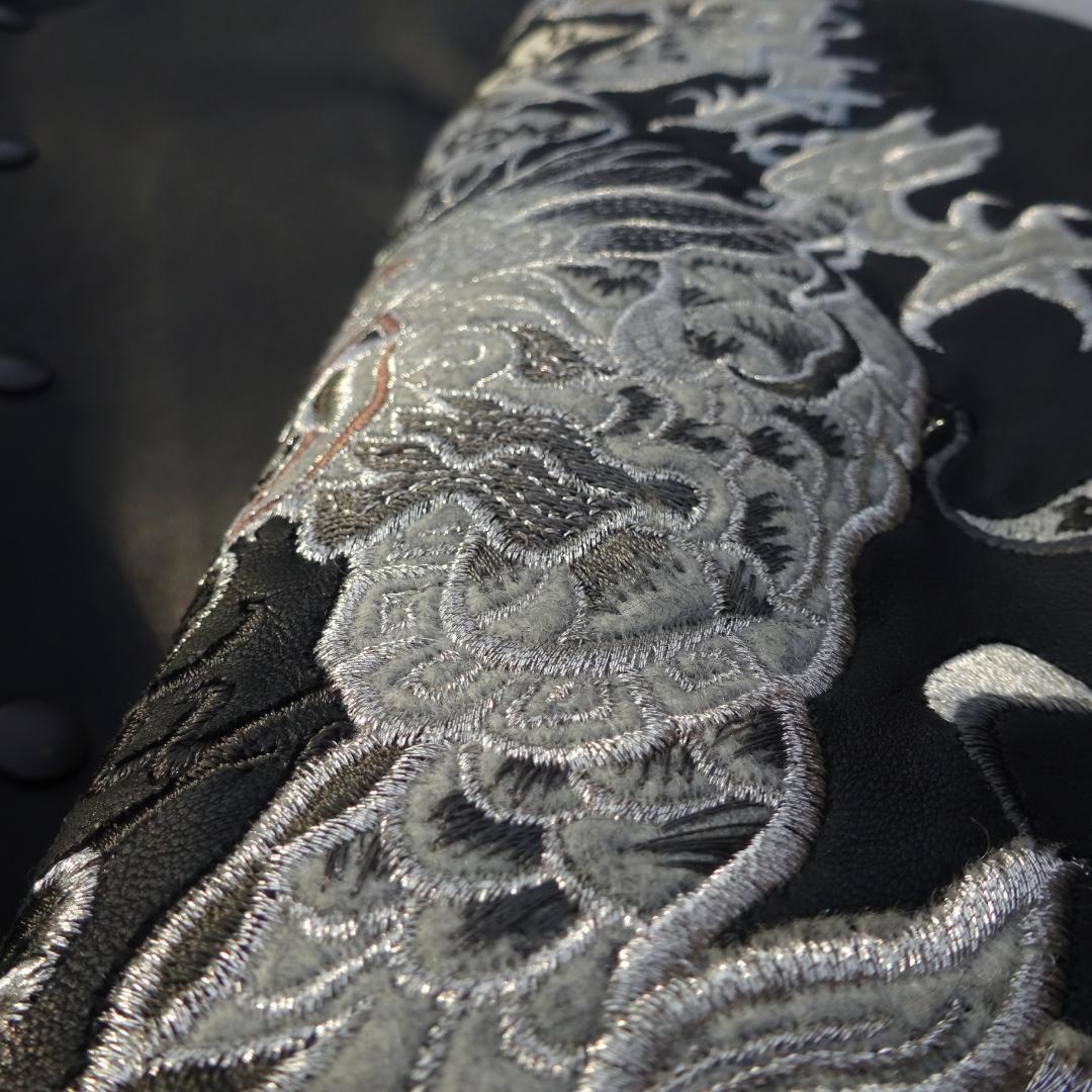 90s 希少FUNカンサイマン スカジャンスタジャンラム羊革レザー山本寛斎