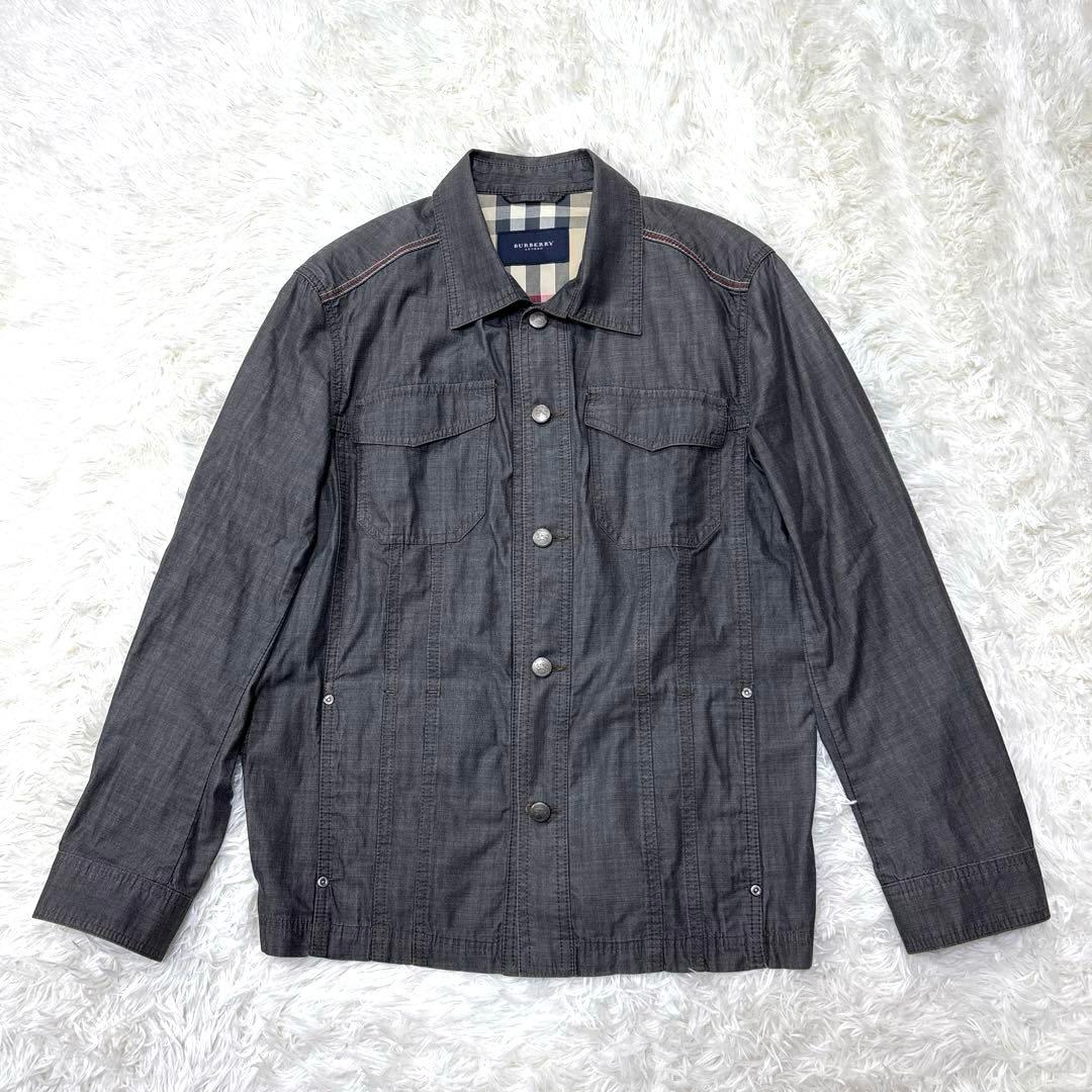 美品✨BURBERRY LONDON ミリタリージャケット　メガチェック　L