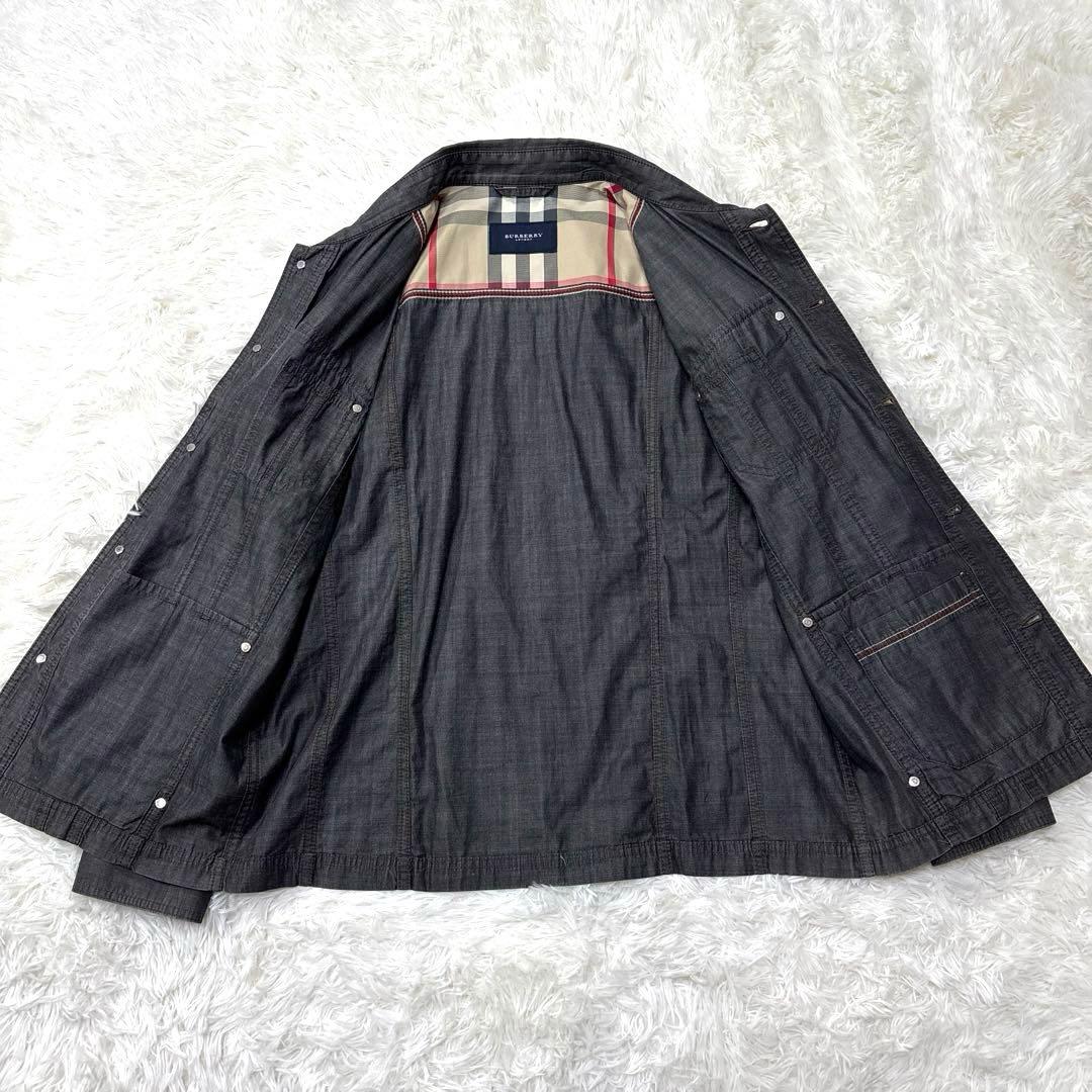 美品✨BURBERRY LONDON ミリタリージャケット　メガチェック　L