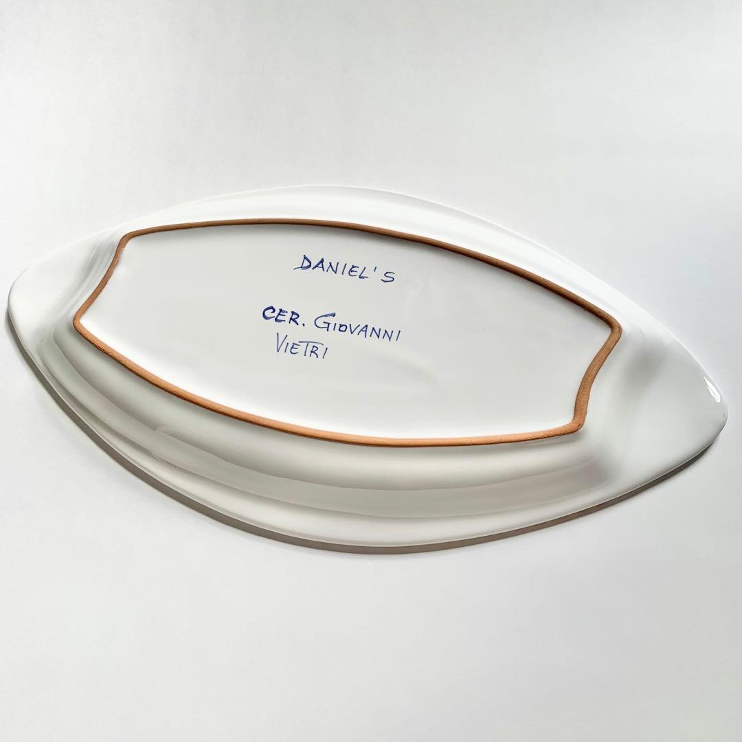 アレッサンドロ社　ペッシェ楕円皿　36cm x 18 cm 高さ3.5cm