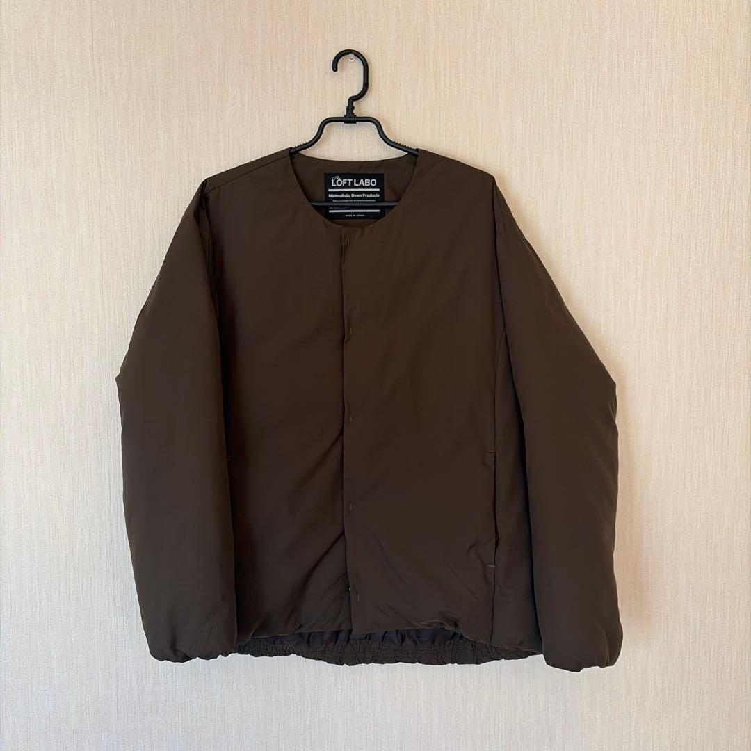 THE LOFT LABO ノーカラーダウンジャケット