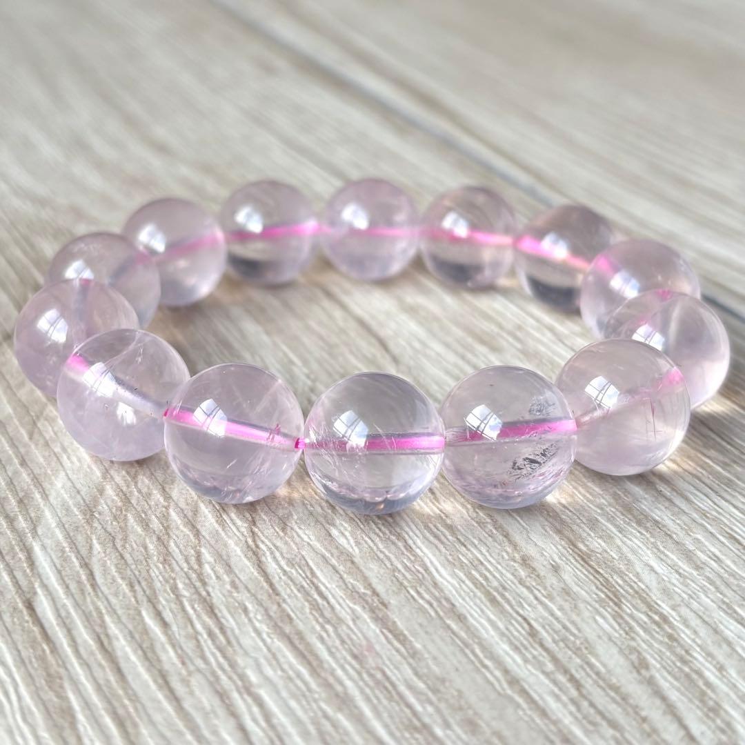 永遠に枯れない薔薇で幸運をつかむパワーストーンブレスレット/スターローズクォーツ