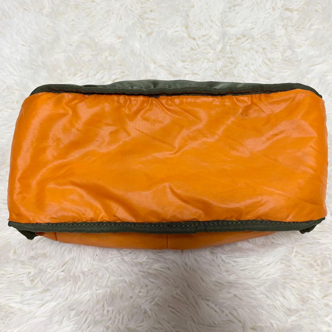 PORTER TANKER ボディバッグ　ウエストバッグ　カーキ