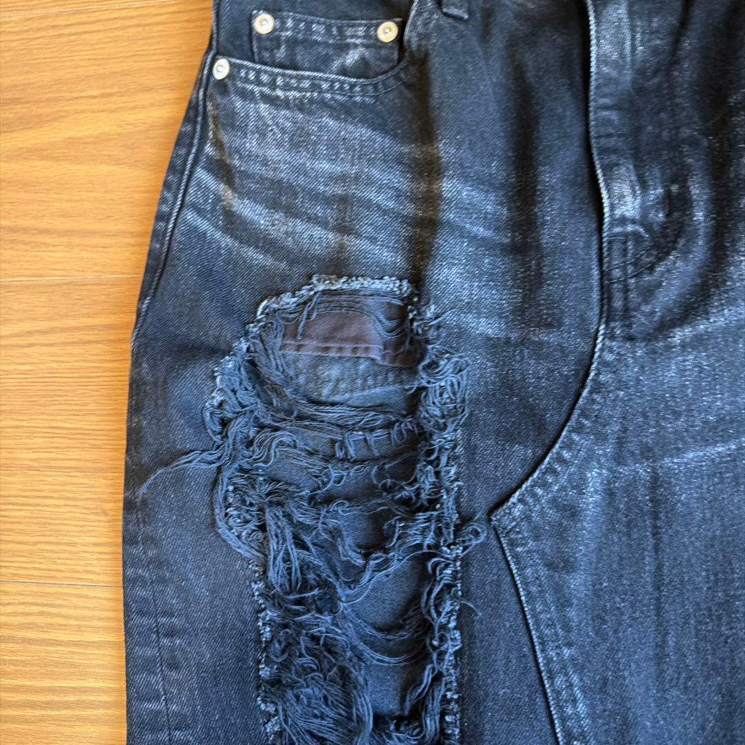 JOHN LAWRENCE SULLIVAN ダメージデニムスカート