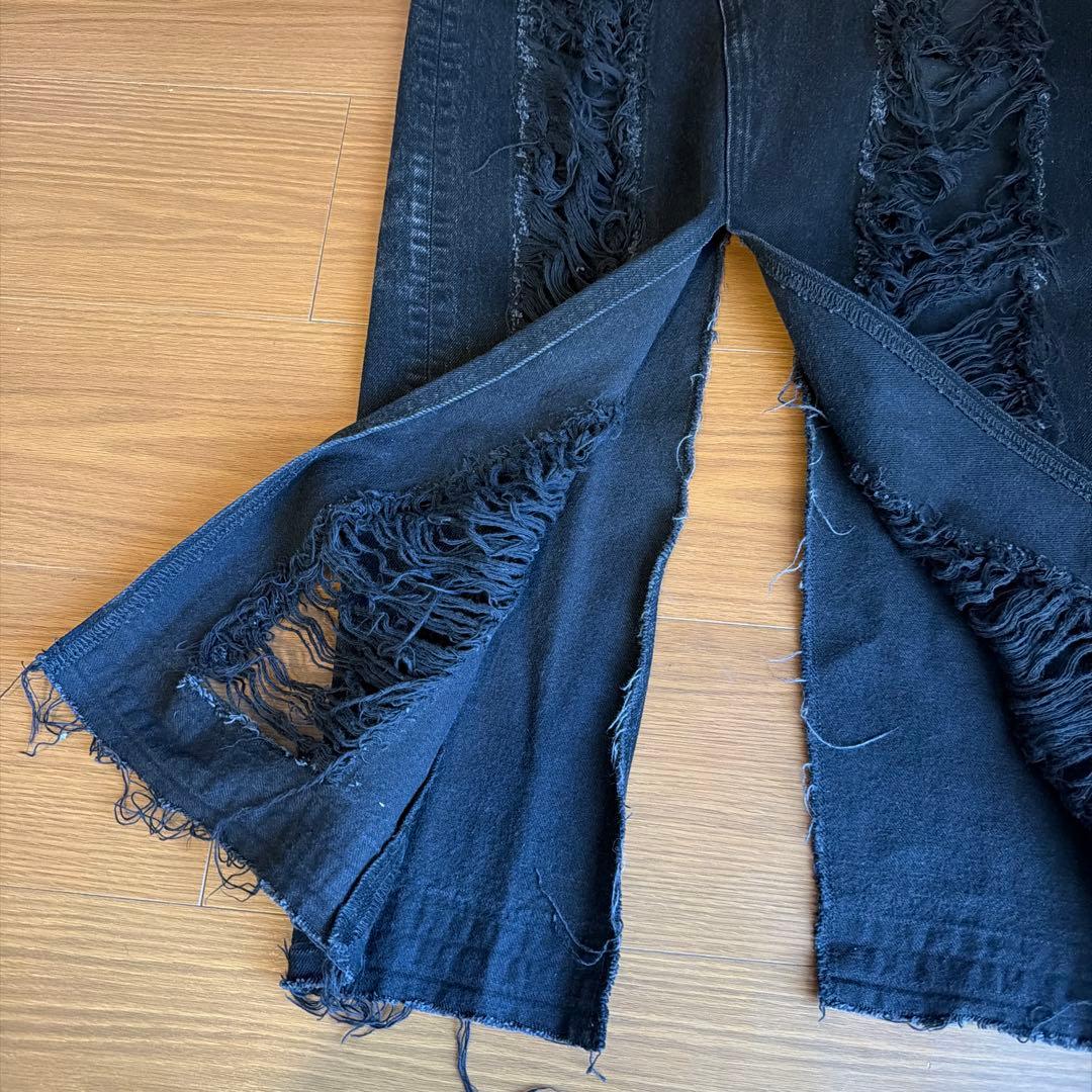 JOHN LAWRENCE SULLIVAN ダメージデニムスカート