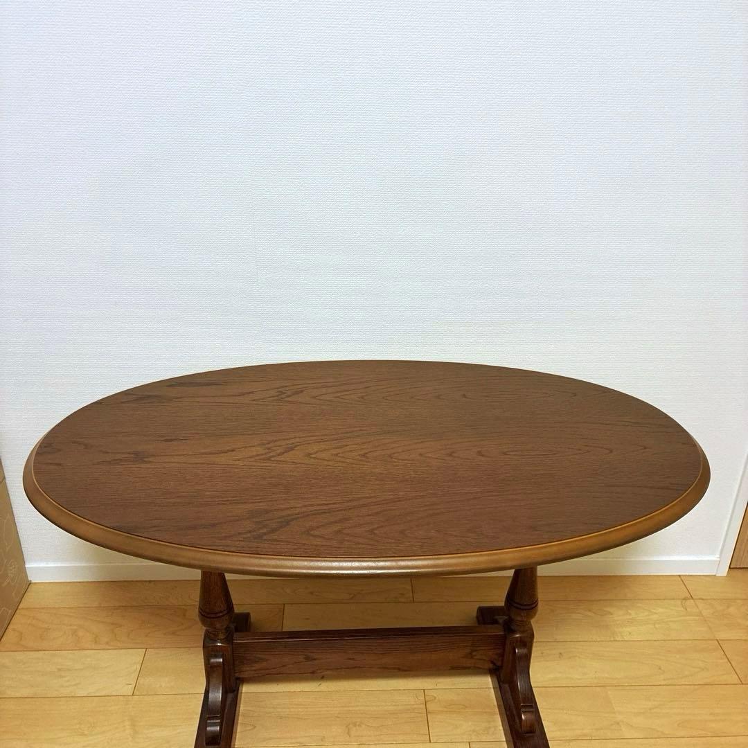 三越ブルージュ カントリーハウス オーバル型センターテーブル