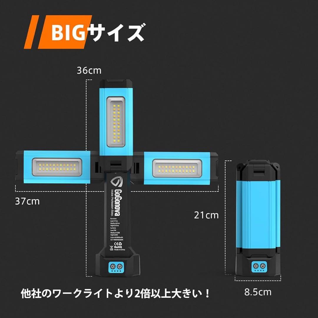 GoGonova 5000lm 高輝度 LED投光器