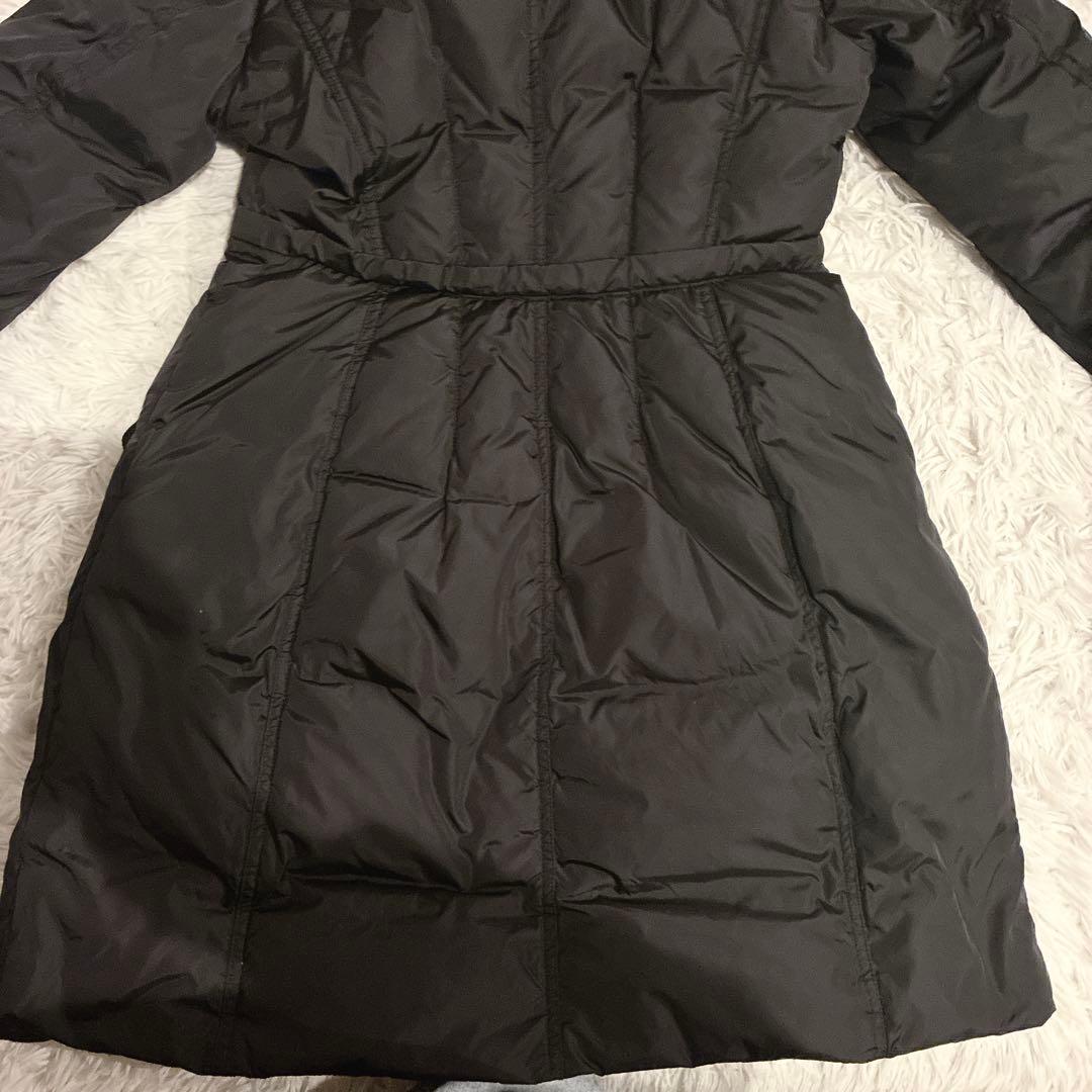 MONCLER ロング ダウンコート ファランジェール ブラックファー Aライン