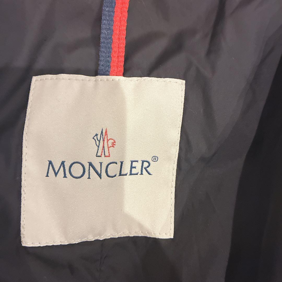 MONCLER ロング ダウンコート ファランジェール ブラックファー Aライン