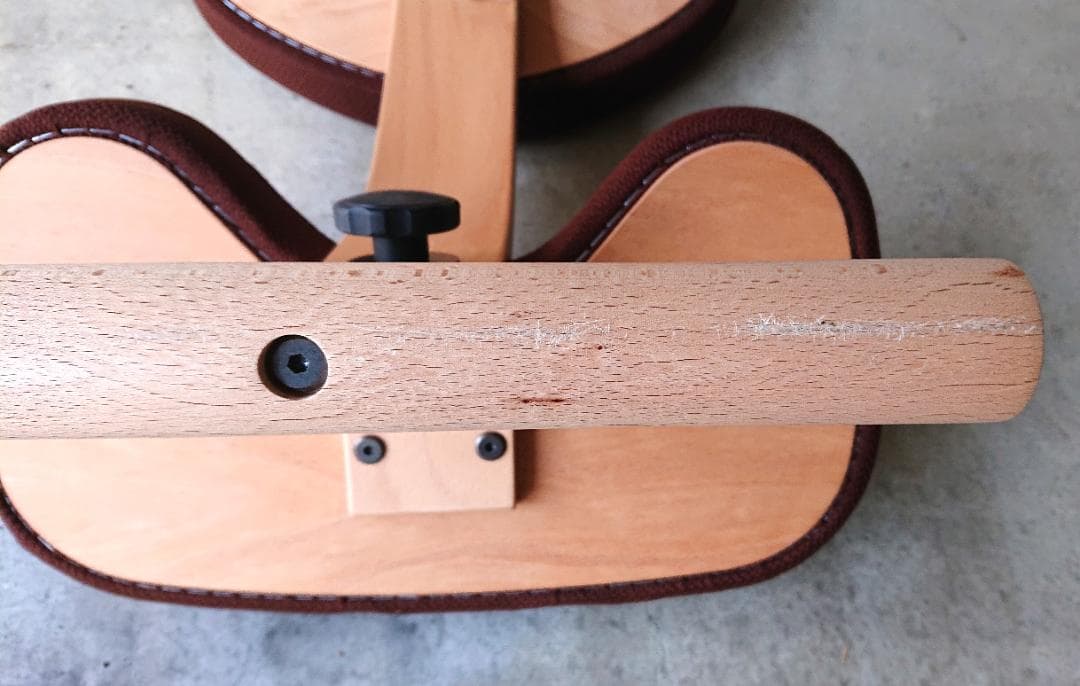 【極美品】サカモトハウス バランスチェアイージー 　ショートバージョン　ブラウン